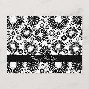 Beautiful black and white Postcard