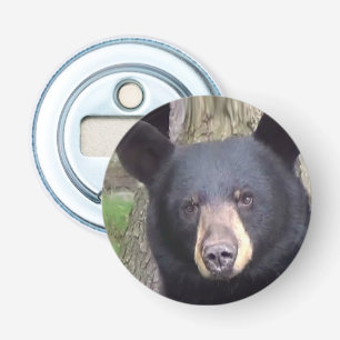 Beautiful Black Bear Bottle Opener