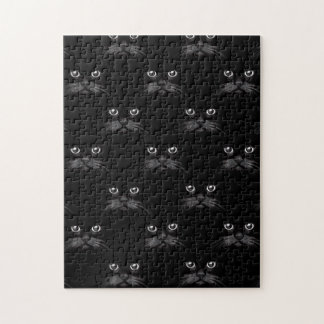 Beautiful Black Cat Custom Gift Jigsaw Puzzle