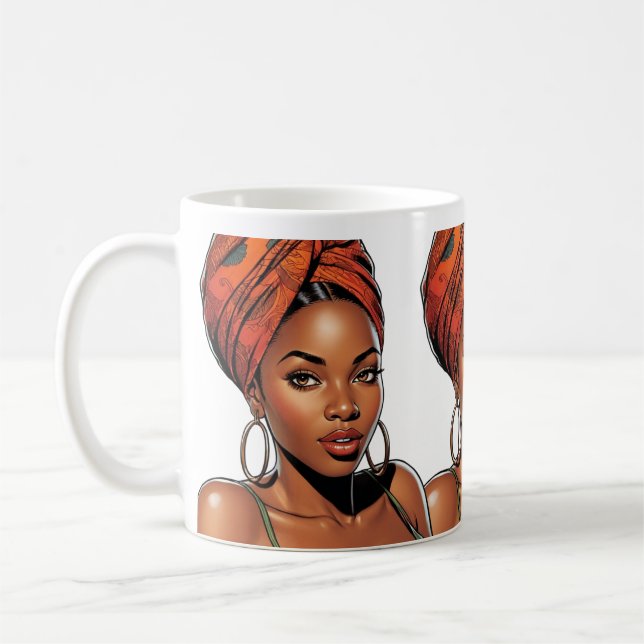 Beautiful Black Girl Mug (Left)