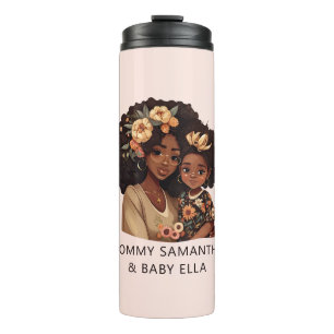 Beautiful Black Mum and Daughter (10) Thermal Tumbler