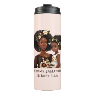 Beautiful Black Mum and Daughter (11) Thermal Tumbler