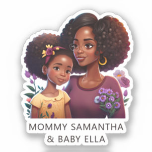 Beautiful Black Mum and Daughter (12)