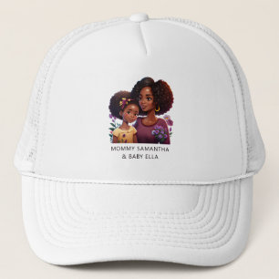 Beautiful Black Mum and Daughter (12) Trucker Hat