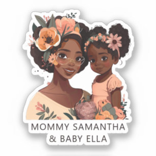 Beautiful Black Mum and Daughter (13)
