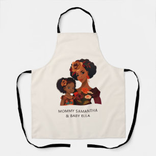 Beautiful Black Mum and Daughter (20) Apron