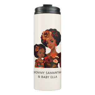 Beautiful Black Mum and Daughter (20) Thermal Tumbler