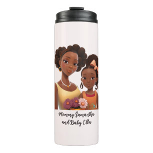 Beautiful Black Mum and Daughter (22) Thermal Tumbler