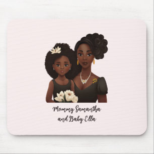 Beautiful Black Mum and Daughter (23) Mouse Pad