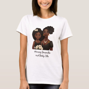 Beautiful Black Mum and Daughter (23) T-Shirt