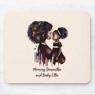 Beautiful Black Mum and Daughter (25) Mouse Pad