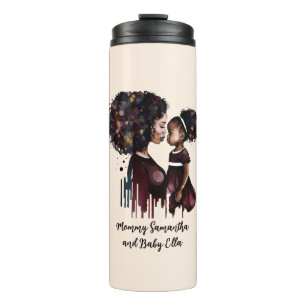 Beautiful Black Mum and Daughter (25) Thermal Tumbler