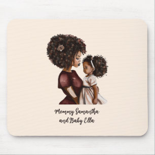 Beautiful Black Mum and Daughter (26) Mouse Pad
