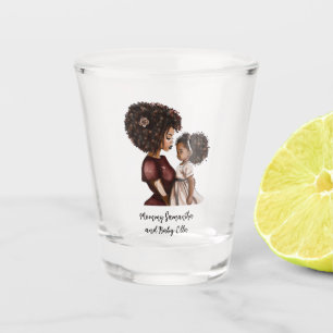 Beautiful Black Mum and Daughter (26) Shot Glass