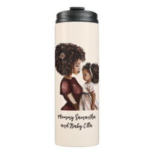 Beautiful Black Mum and Daughter (26) Thermal Tumbler
