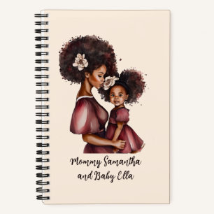 Beautiful Black Mum and Daughter (27) Notebook