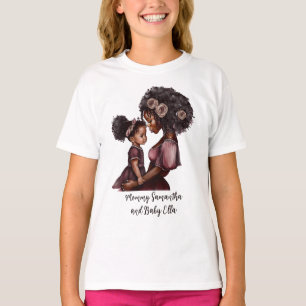 Beautiful Black Mum and Daughter (28) T-Shirt