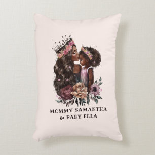Beautiful Black Mum and Daughter (3) Decorative Cushion
