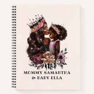 Beautiful Black Mum and Daughter (3) Notebook