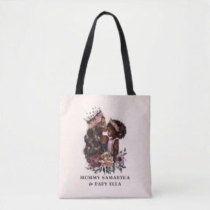 Beautiful Black Mum and Daughter (3) Tote Bag