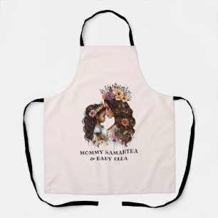 Beautiful Black Mum and Daughter (4) Apron