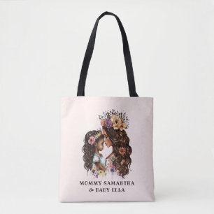 Beautiful Black Mum and Daughter (4) Tote Bag
