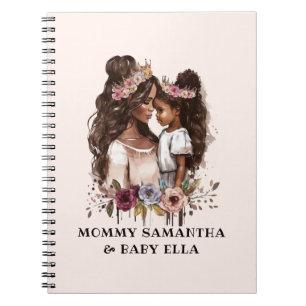 Beautiful Black Mum and Daughter (5) Notebook