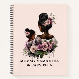 Beautiful Black Mum and Daughter (7) Notebook