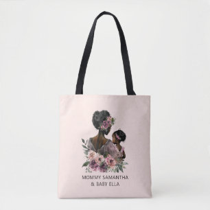 Beautiful Black Mum and Daughter (8) Tote Bag