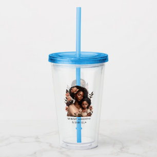 Beautiful Black Mum and Daughter (9) Acrylic Tumbler