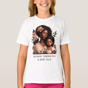 Beautiful Black Mum and Daughter (9) T-Shirt