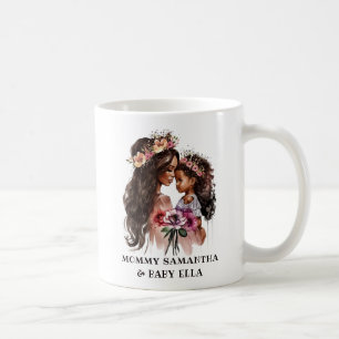 Beautiful Black Mum and Daughter Coffee Mug