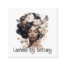 Beautiful Black Woman Hair Makeup Stylist