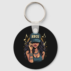 Beautiful Black Women Hbcu Black History Month Key Ring