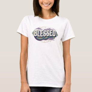 Beautiful BLESSED 2D Fashion Print T-Shirt