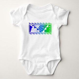 Beautiful Blessings - Blue/Green -  Baby Bodysuit