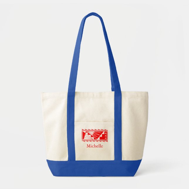 Beautiful Blessings in Red Tote Bag (Front)