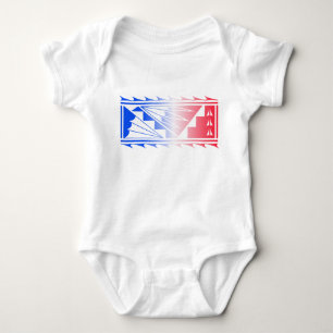 Beautiful Blessings - Red/Blue -  Baby Bodysuit