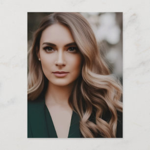 Beautiful Blonde Postcard