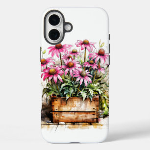 Beautiful Blooming Aster Flowers iPhone 16 Plus Case
