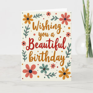 Beautiful Blossom Birthday Card