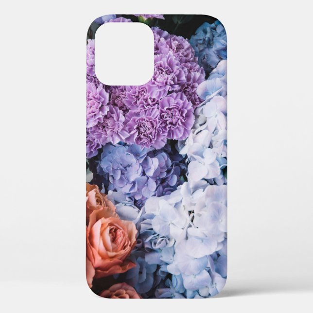 Beautiful blossoming flowers (roses, hydrangeas, c Case-Mate iPhone case (Back)
