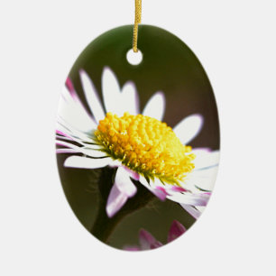 beautiful blossoms petals romance romantic bridal ceramic ornament