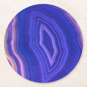 Beautiful Blue Agate Drinks Coasters
