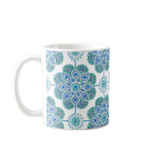 Beautiful blue and green mug