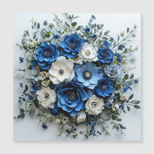 Beautiful Blue and White Floral Arrangement