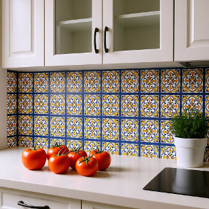 💙💛 Beautiful blue and yellow Azulejos Ceramic Tile