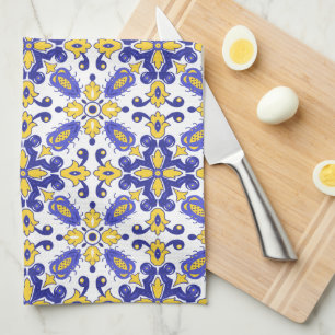 💙💛 Beautiful blue and yellow Azulejos Tea Towel