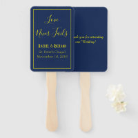 Beautiful Blue and Yellow Wedding