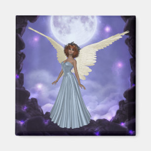 Beautiful Blue Angel Magnet